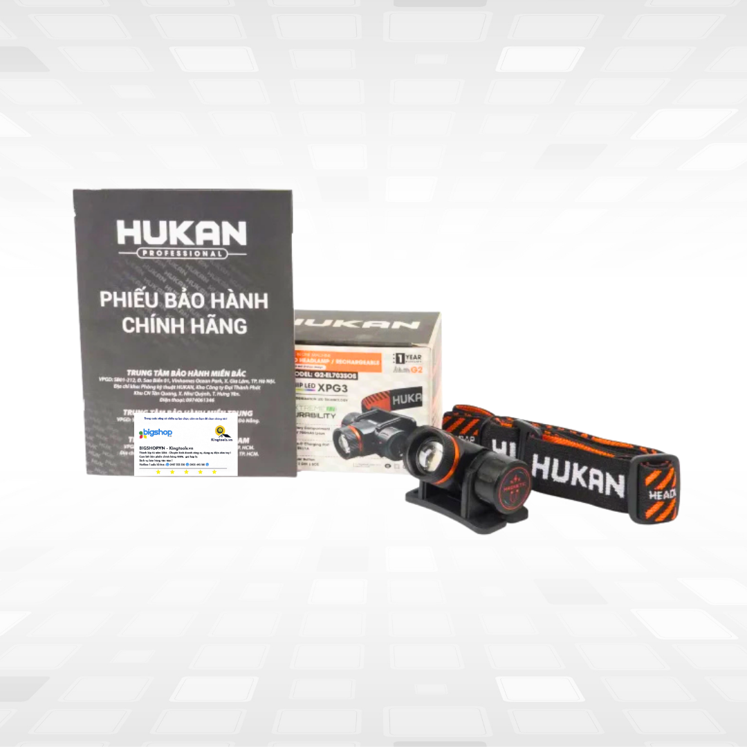 Đèn LED đội đầu HUKAN G2-EL703SOS (GEN 2)