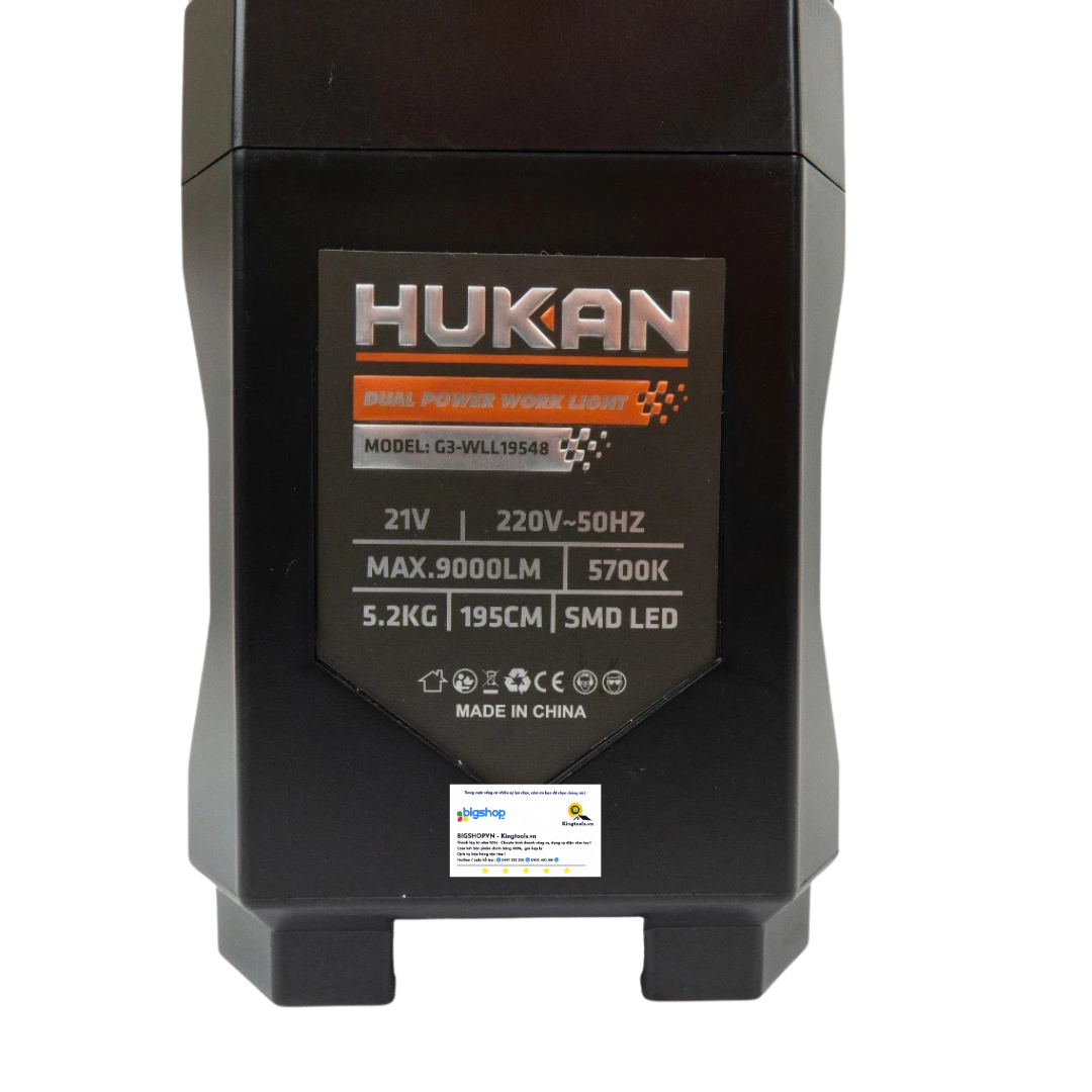 Đèn làm việc nguồn kép HUKAN G3-WLL19548 (GEN 3)