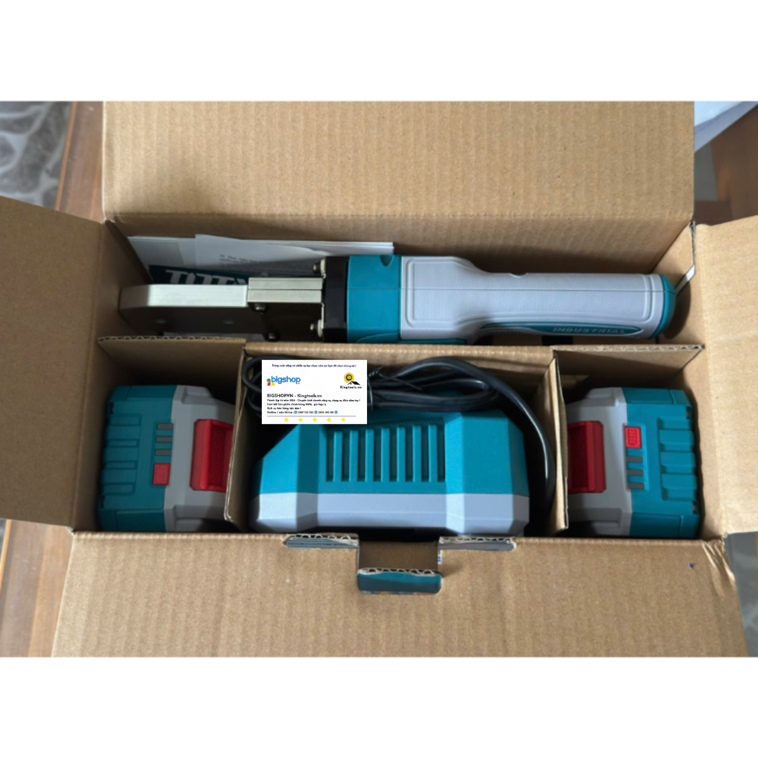 Máy hàn ống nước dùng pin TOTAL TWTLI20182 (2 pin 4.0Ah và sạc)