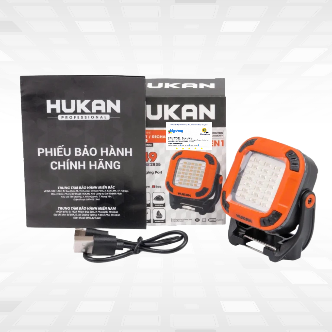 Đèn mini đa năng HUKAN G1-WL02MINI (GEN 1) – 49 chip LED siêu sáng