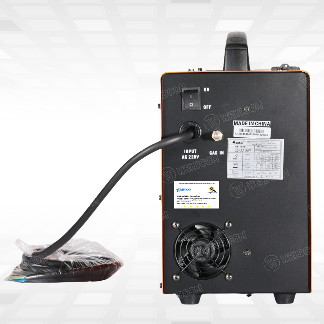 Máy hàn MIG đầu liền JASIC NB-180E