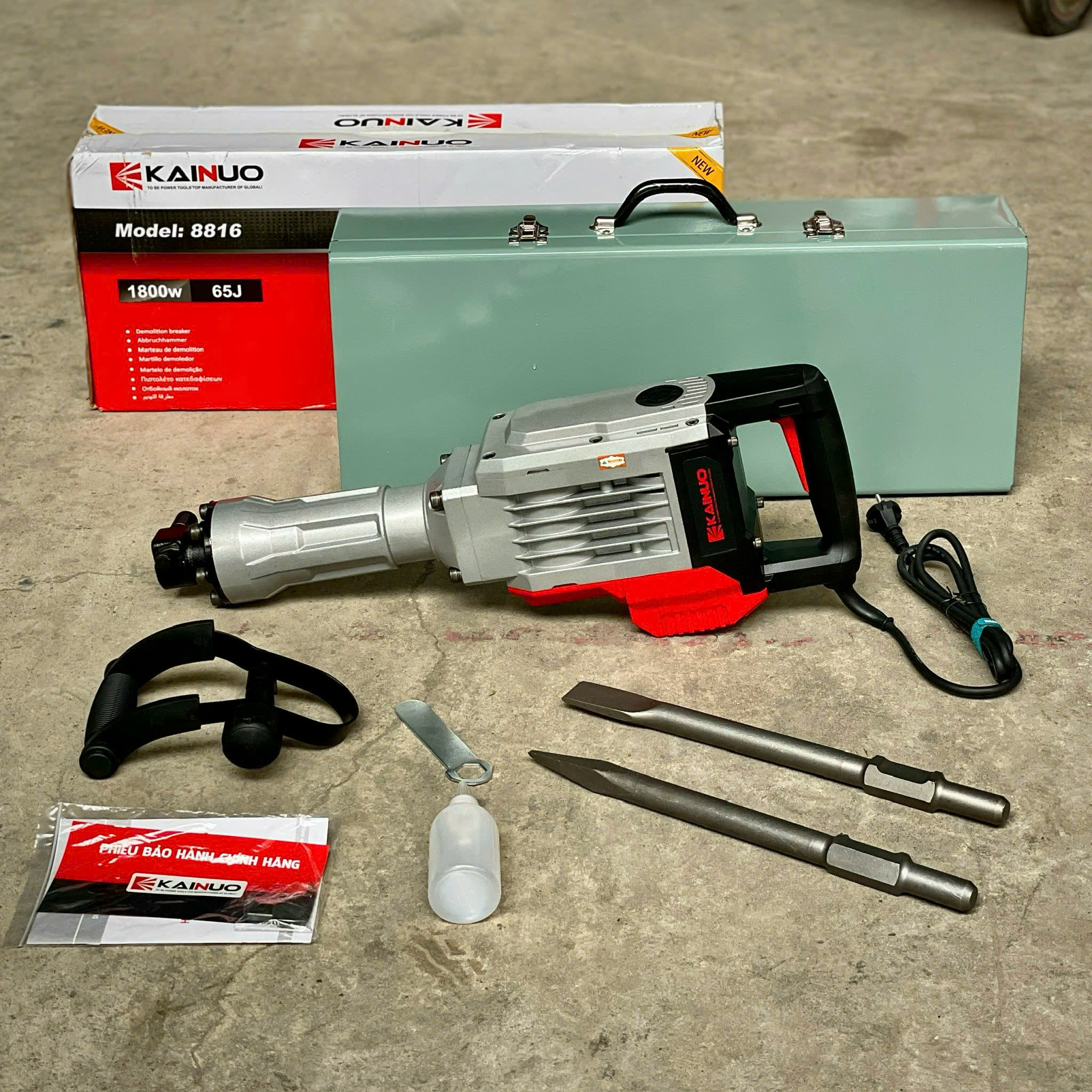 Máy đục bê tông Kainuo 8816 1800W, 30mm