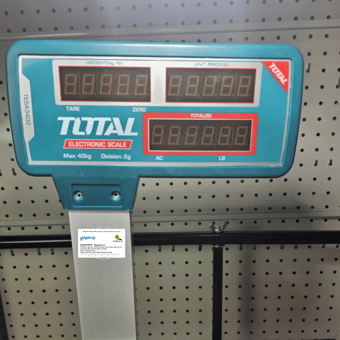 Cân điện tử 40kg TOTAL TESA3402