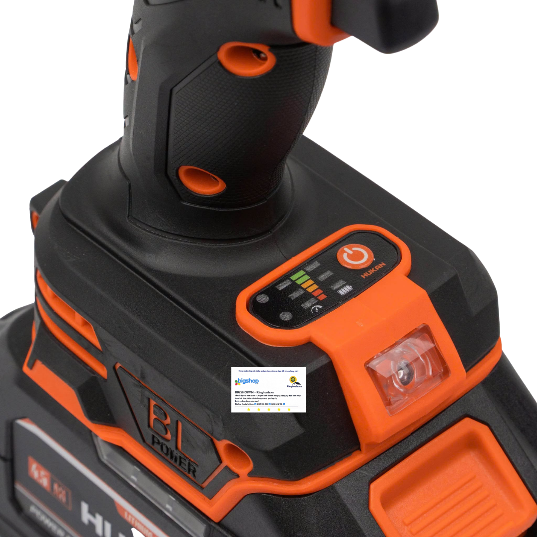 Máy siết bulong dùng pin HUKAN G1-IWL335N (GEN 1) - 2 pin 4.5Ah và sạc 1.5Ah
