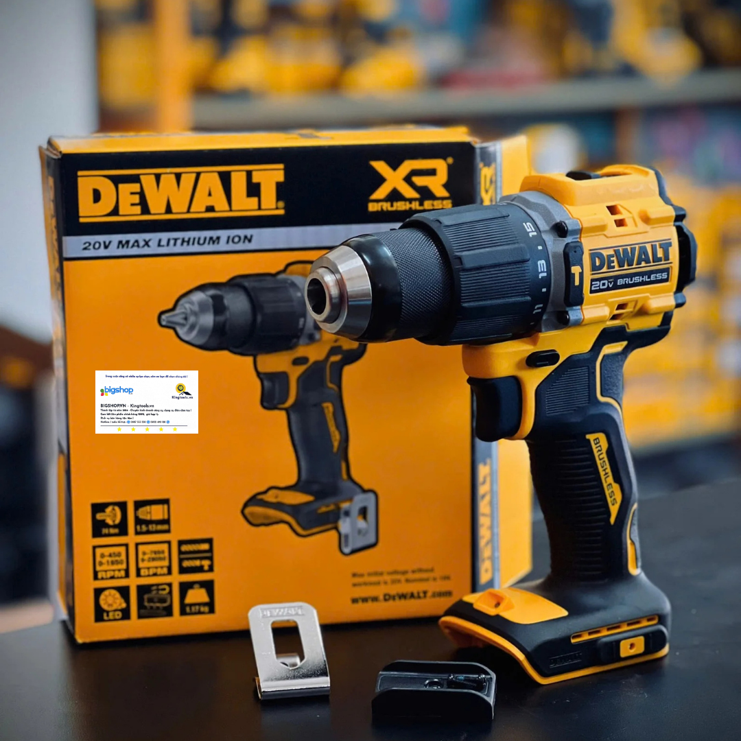 Máy khoan pin 20V DEWALT DCD799N-B1 (Atomic™) - Chưa bao gồm pin và sạc