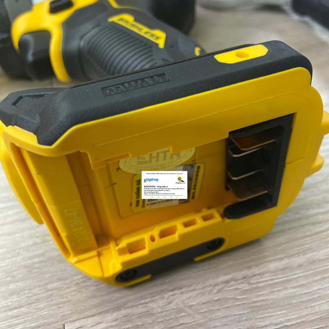 Máy khoan pin 20V DEWALT DCD1007N-B1 - Thân máy (Lực siết 169Nm)