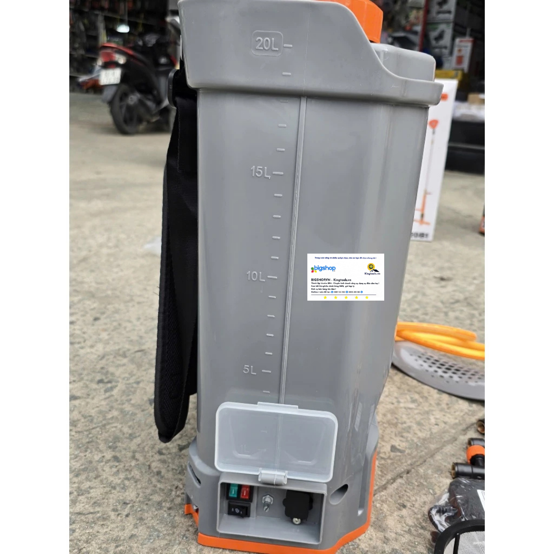 Bình xịt điện 12V/8AH TATSU TS20B1 (20L, bơm đơn, có đảo thuốc)
