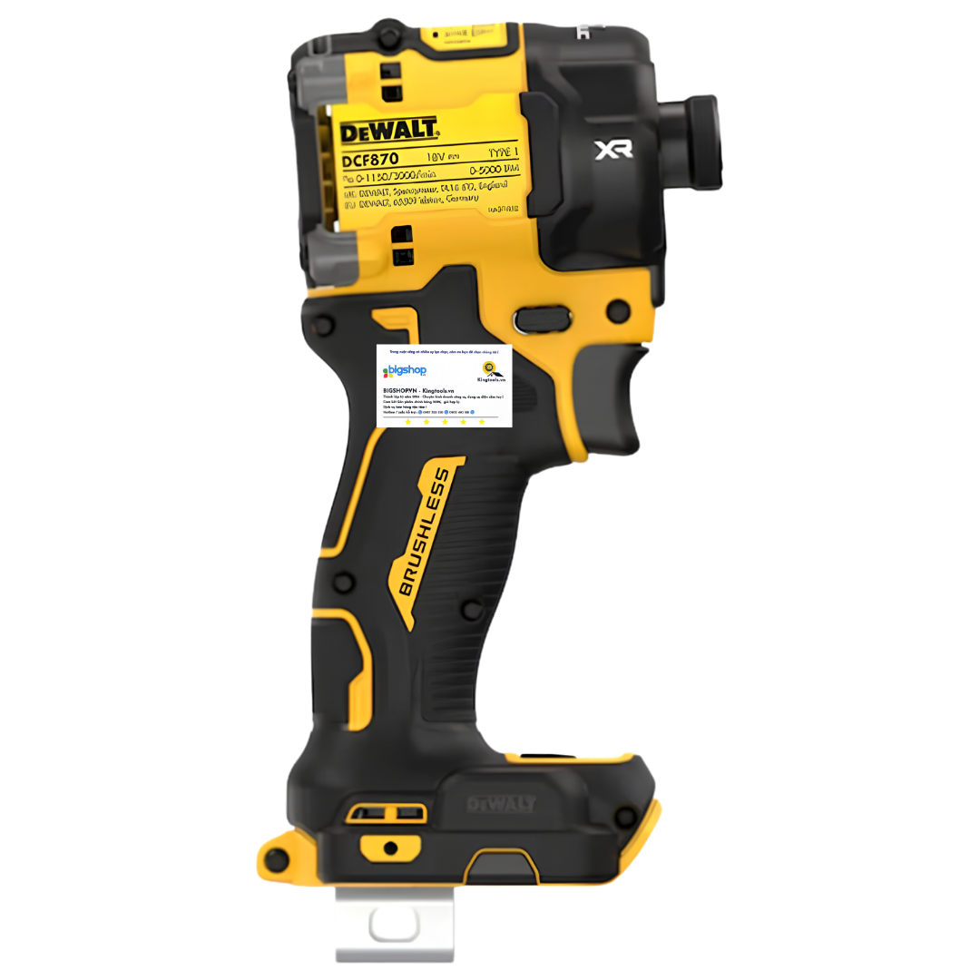 Máy vặn vít dùng pin 18V/20V DEWALT DCF870N-B1 - Thân máy (Lực siết 56Nm)