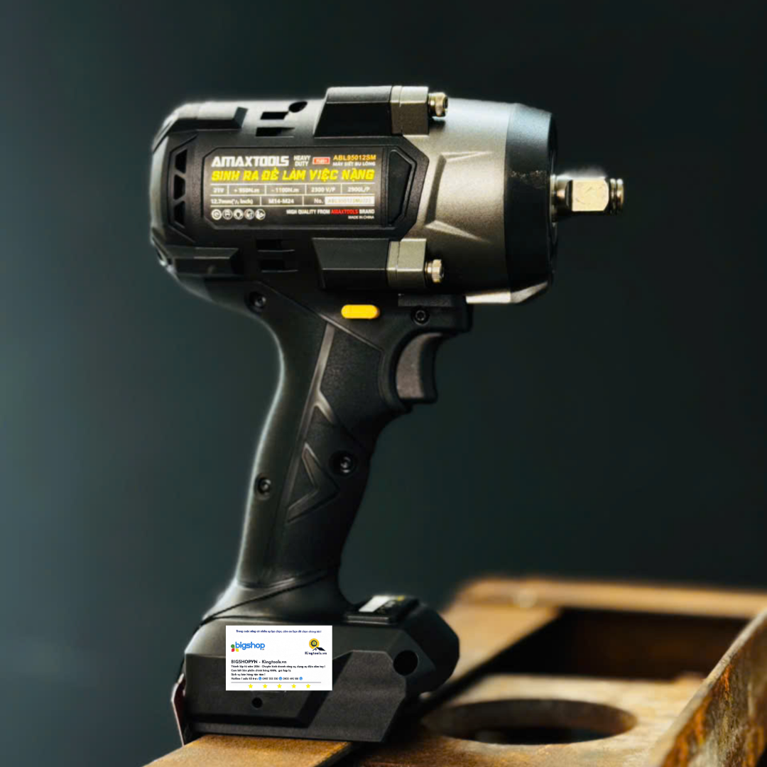Máy siết bulong pin 21V AMAXTOOLS ABL95012SM (Lực siết 950Nm)
