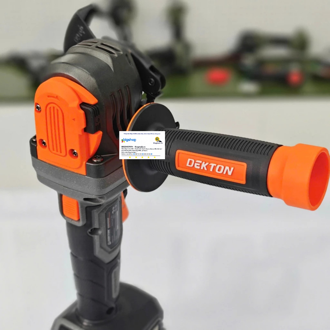 Máy mài góc dùng pin 21V DEKTON M21-AG1102GLB - Thân máy (Không bánh răng)