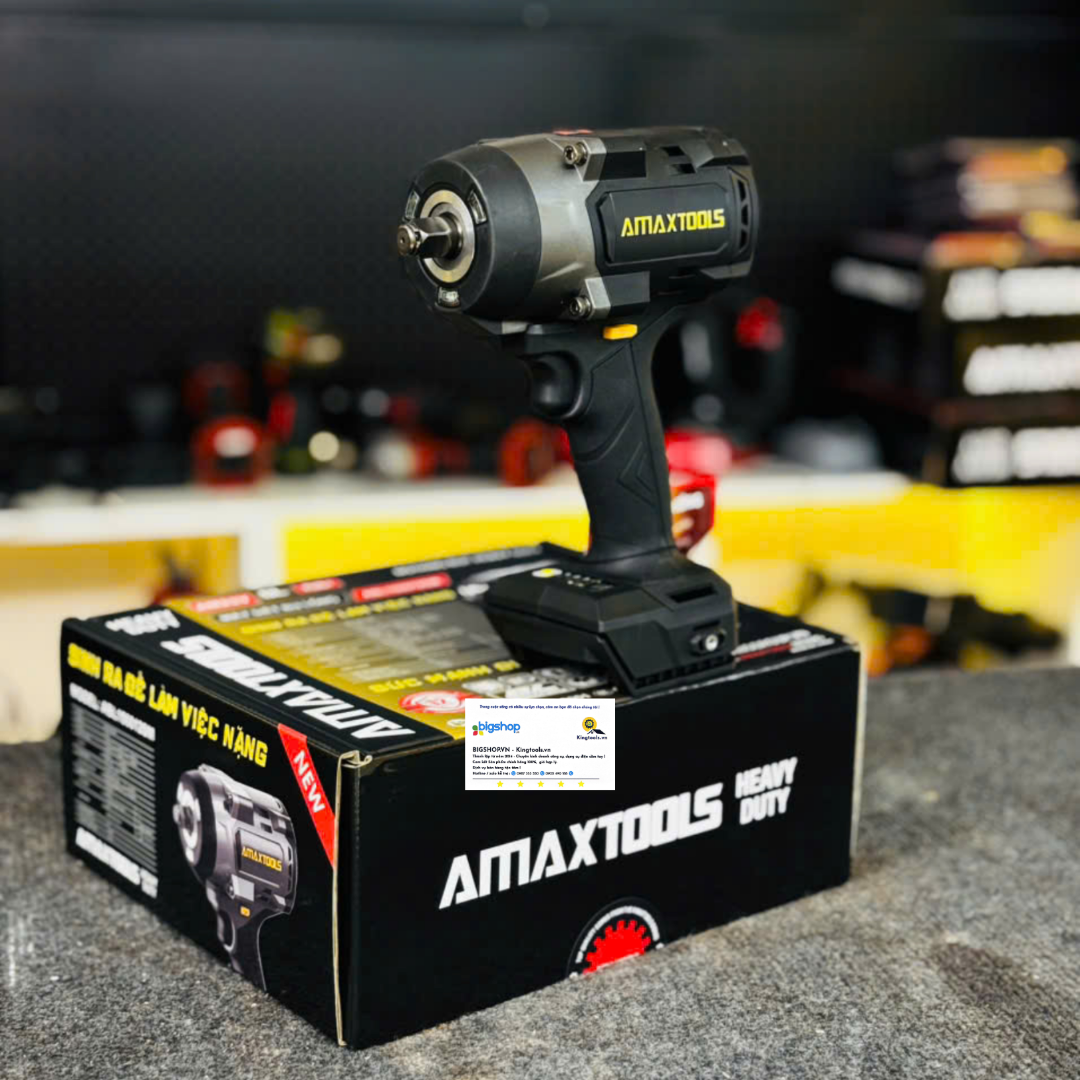 Máy siết bulong pin AMAXTOOLS ABL150012SM - Thân máy (Lực siết 1500Nm, mở 2000Nm)