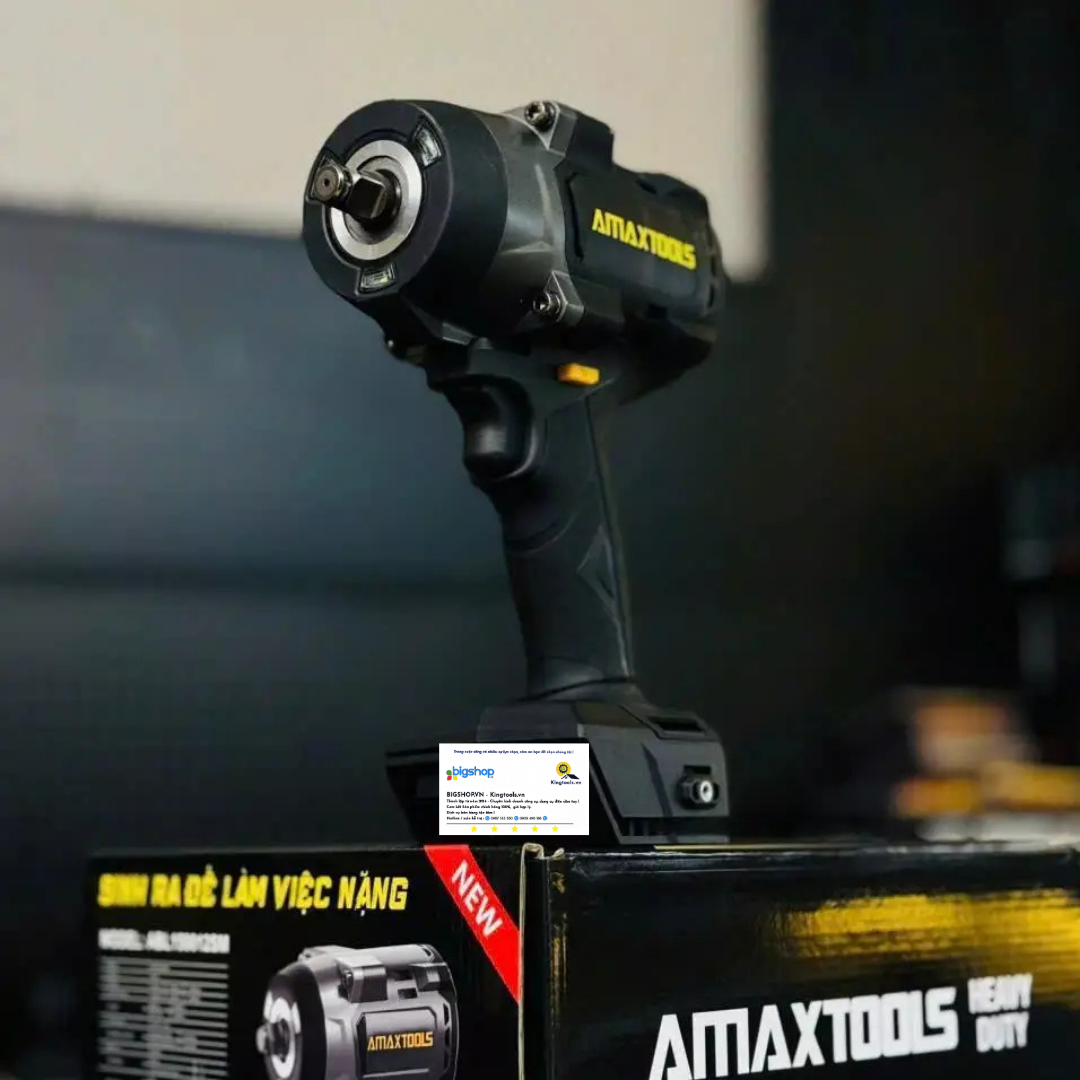 Máy siết bulong pin AMAXTOOLS ABL150012SM - Thân máy (Lực siết 1500Nm, mở 2000Nm)