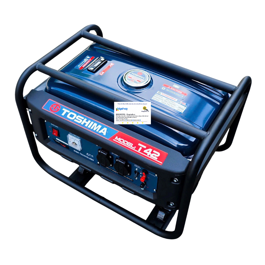 Máy phát điện chạy xăng TOSHIMA T42 (Công suất 3kW)