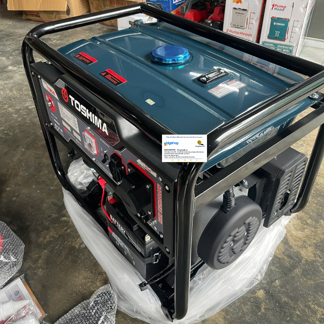 Máy phát điện chạy xăng TOSHIMA T95E (Công suất 7kW)