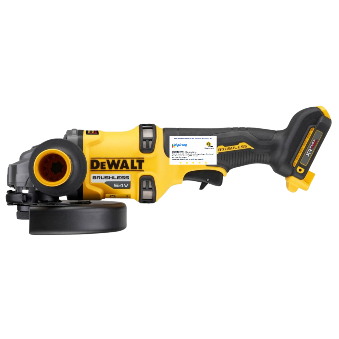 Máy mài góc dùng pin 54V DEWALT DCG440N-KR - Đĩa 180mm, công tắc bóp (Thân máy)