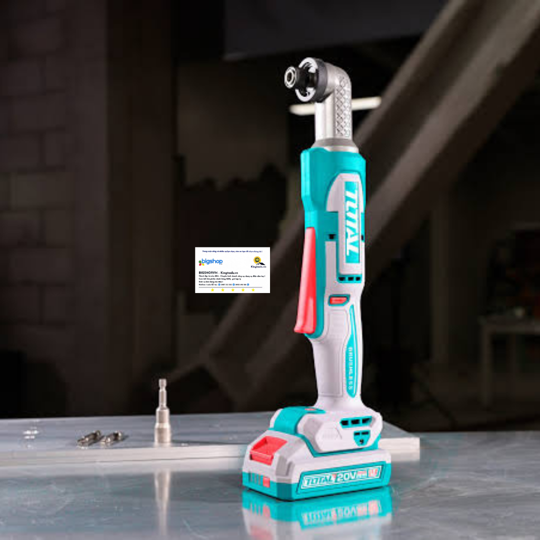 Máy siết vít góc dùng pin 20V TOTAL TAIRLI208 (2 pin 2.0Ah và sạc)