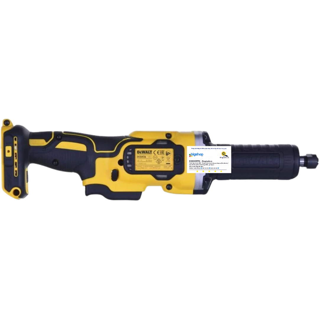 Máy mài khuôn thẳng dùng pin 18V/20V Max DEWALT DCG426N-XJ (Thân máy)