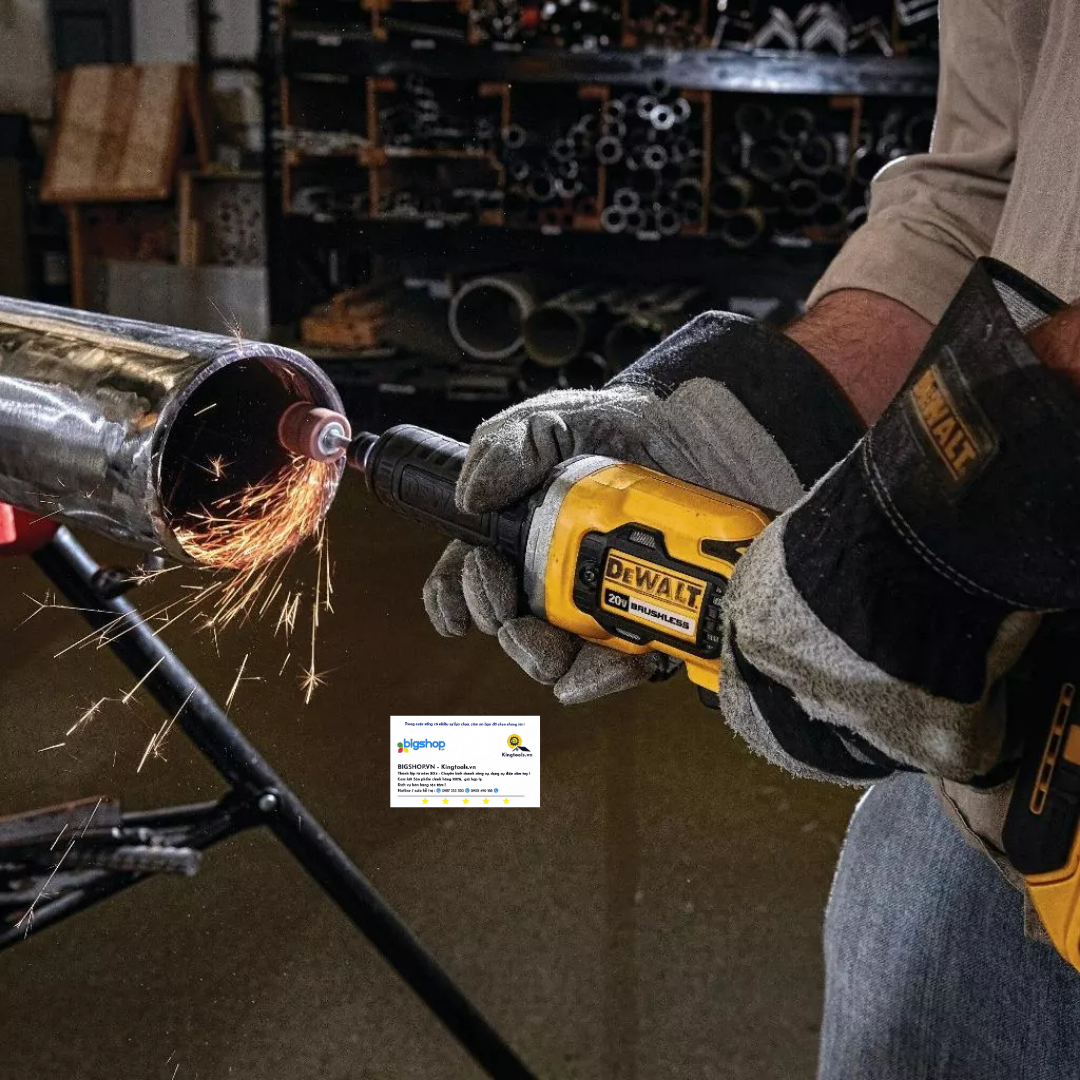 Máy mài khuôn thẳng dùng pin 18V/20V Max DEWALT DCG426N-XJ (Thân máy)