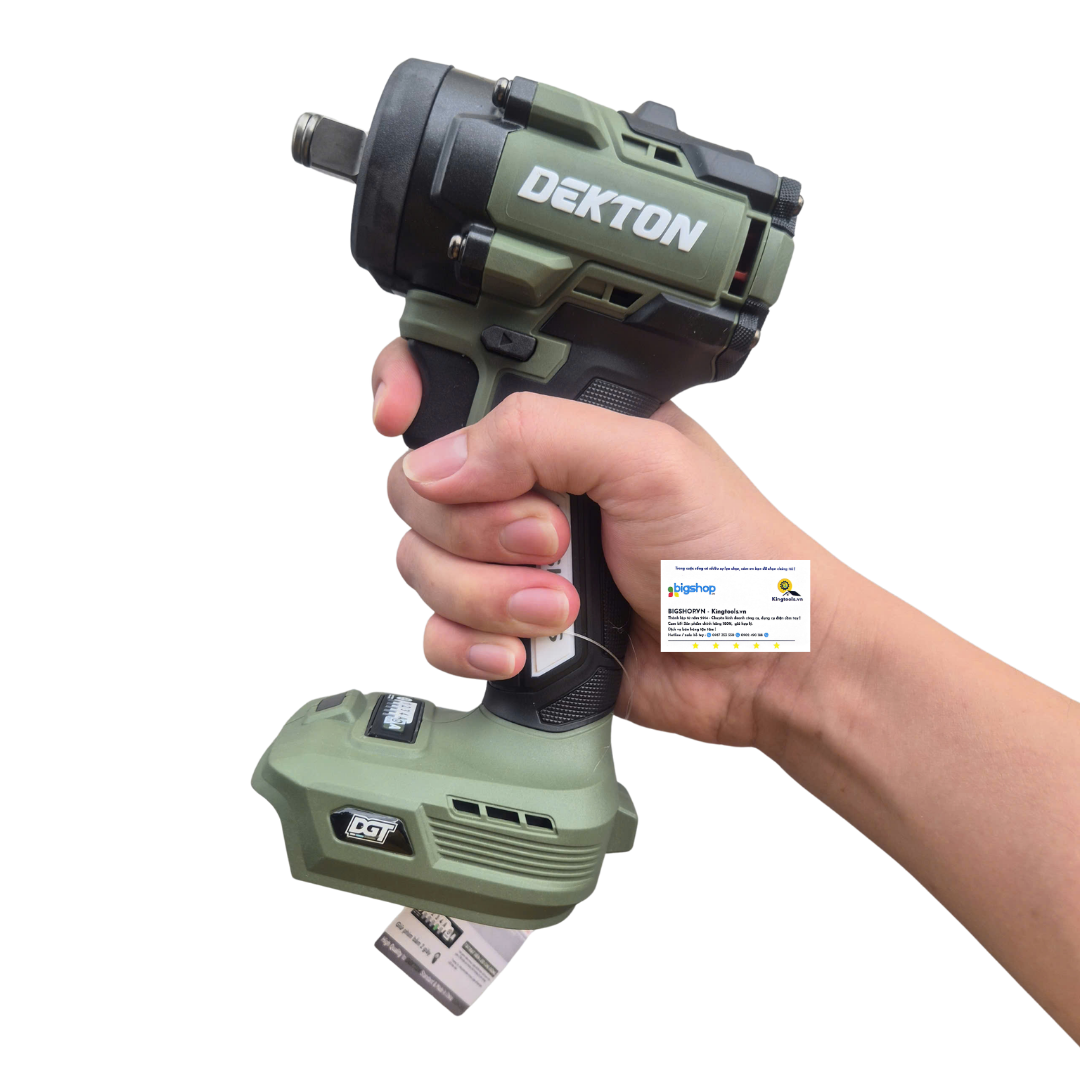Máy siết bulong dùng pin DEKTON M21-IW350XDGT (Lực siết 350Nm)