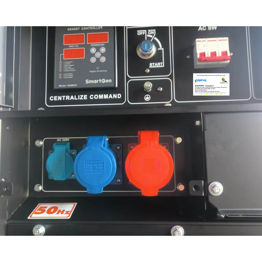 Máy phát điện dùng dầu diesel KABUTO KBT18000SD3 (Công suất 14kW)
