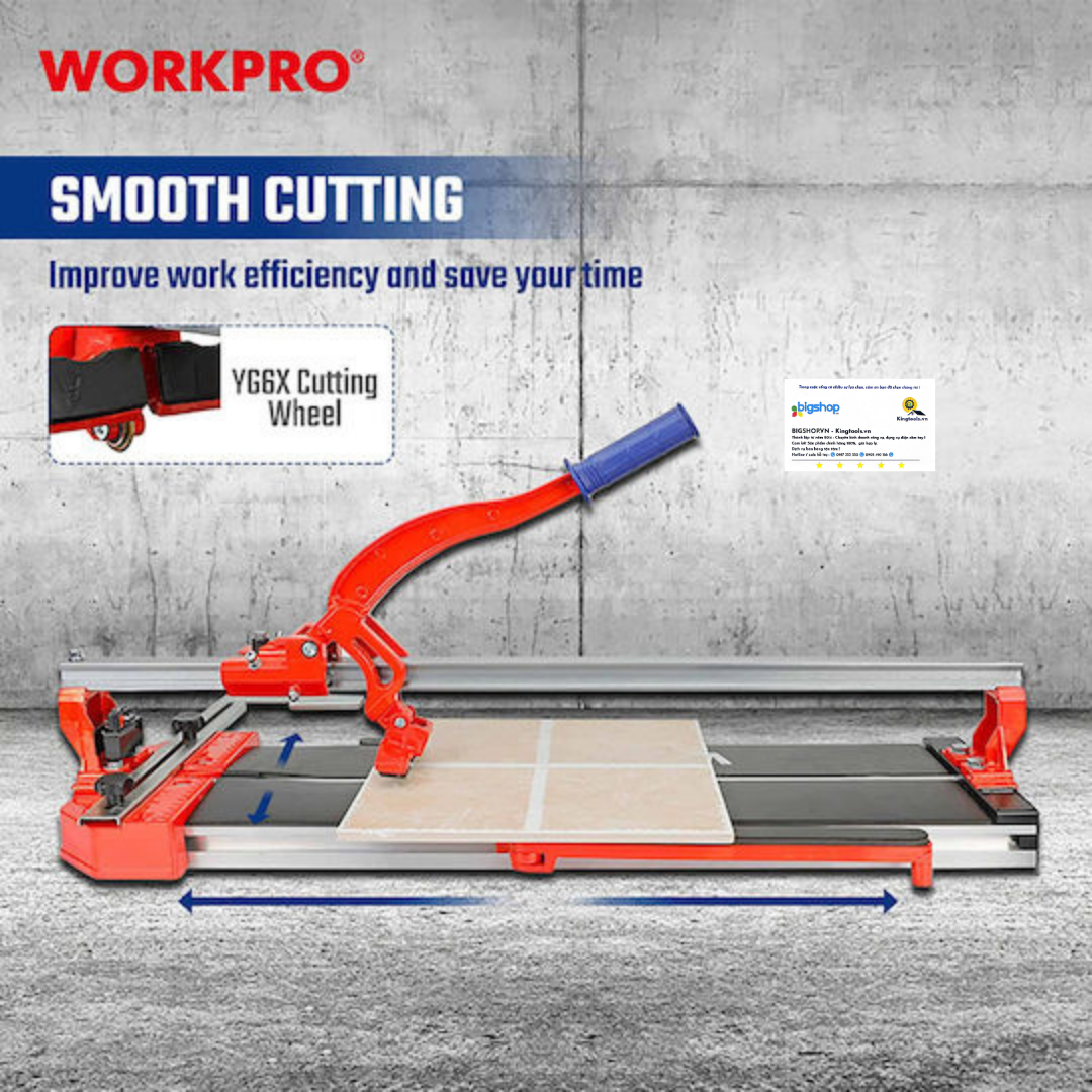 Máy cắt gạch cầm tay WORKPRO WP326005 - 1200mm (48 inch)