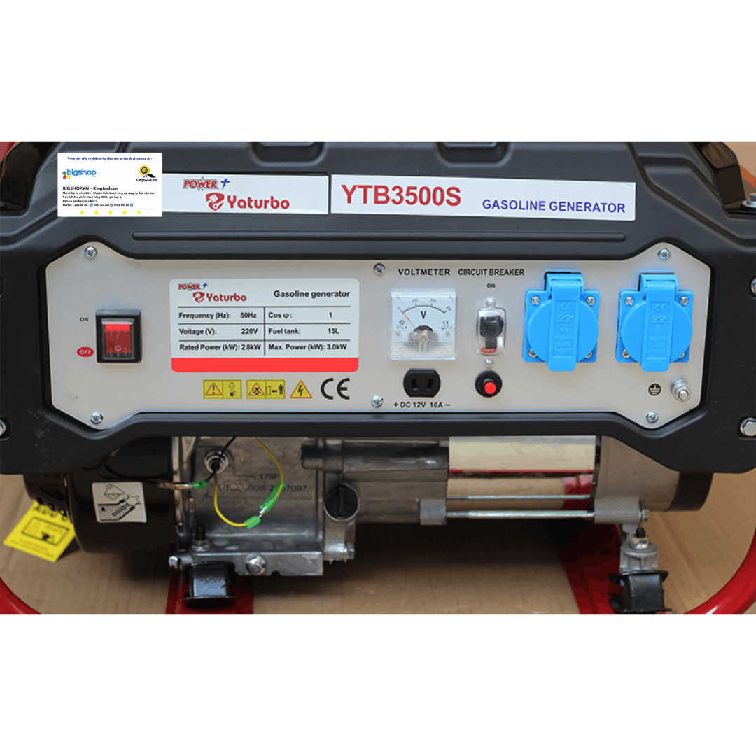 Máy phát điện chạy xăng YATURBO YTB3500S (Công suất 3.0kW)