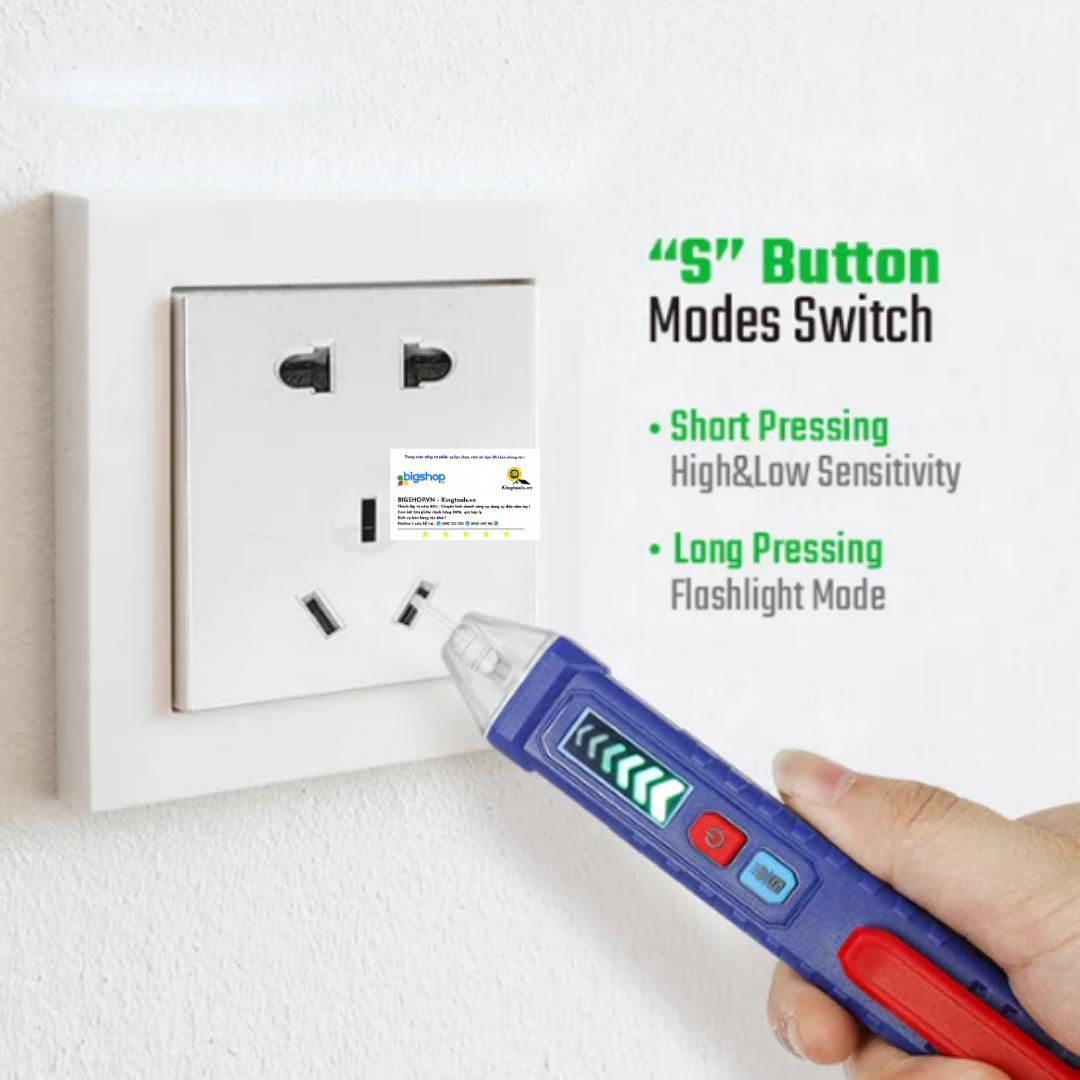Tuốc nơ vít thử điện WORKPRO WP295004 (Đèn báo 2 màu)