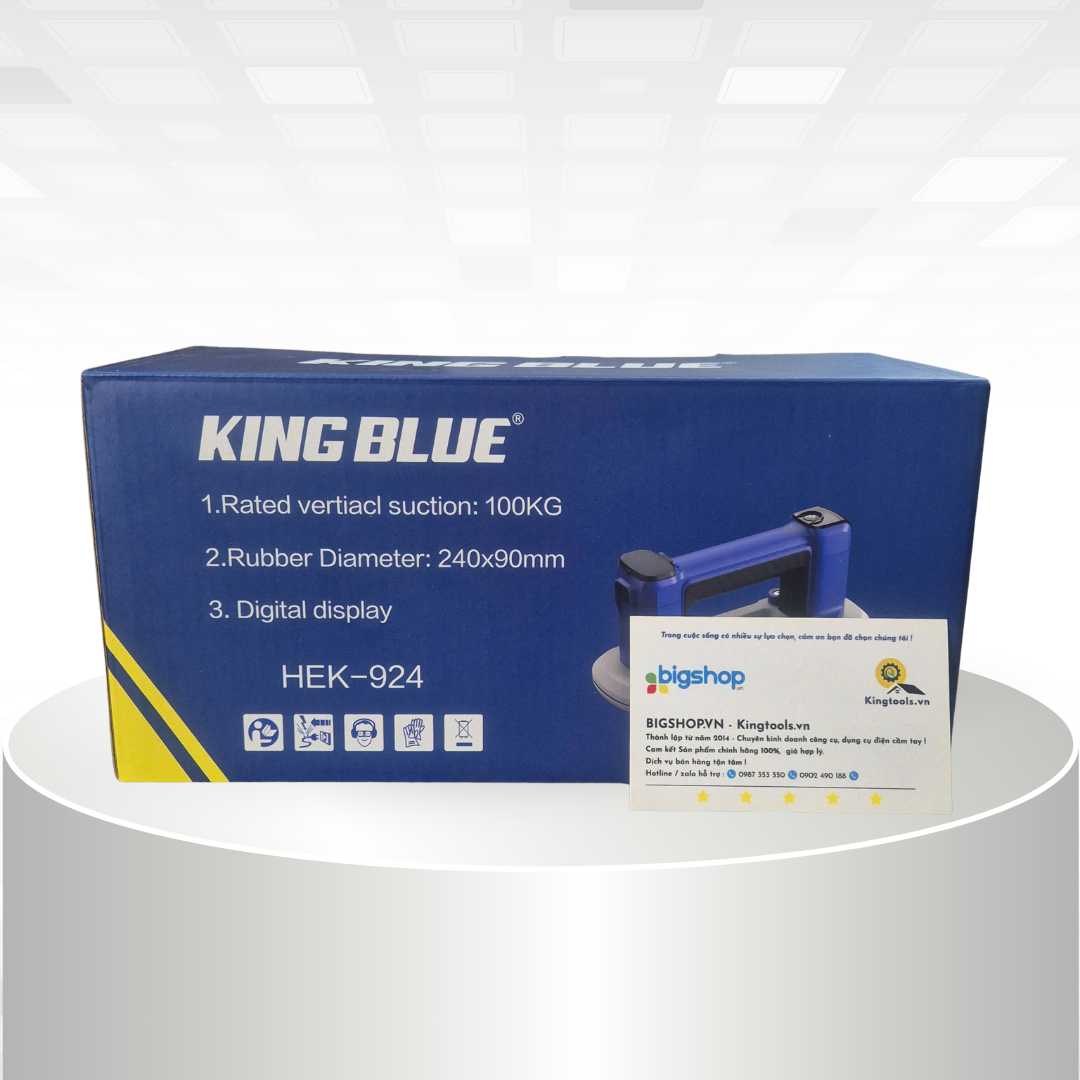 Hít kính điện tử KINGBLUE HKE-924 (Lực hút 100kg)