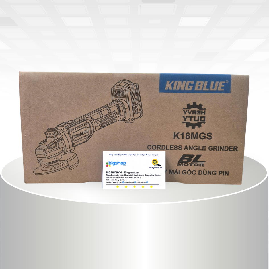 Máy mài góc dùng pin 18V KINGBLUE K18MGS (Đĩa 100mm) - Thân máy