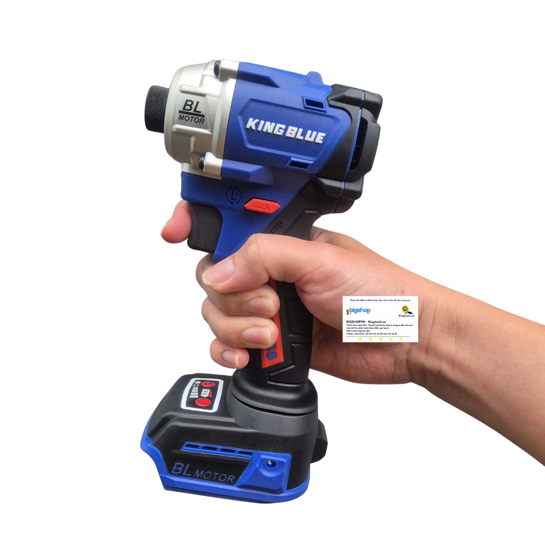 Máy bắn vít dùng pin 18V KINGBLUE K18VFS (Lực siết 230Nm) - Thân máy