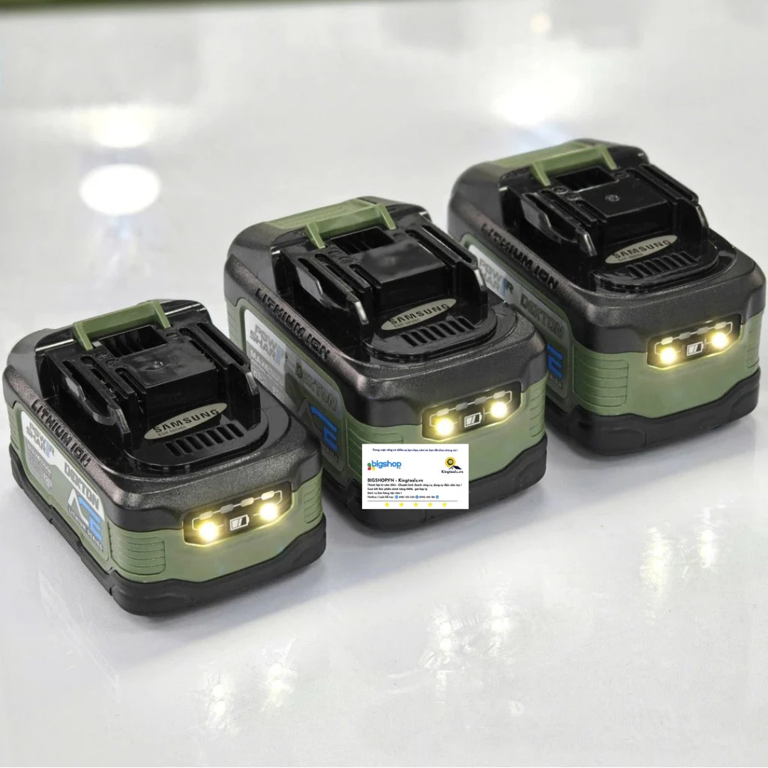 Pin 21V/6.0Ah DEKTON M21-B6135XPROMAX (15 Cells Samsung)