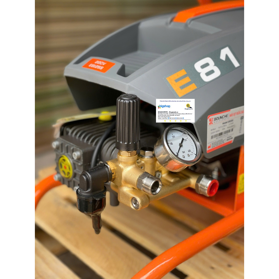 Máy xịt rửa áp lực cao BOUNCHE E81 (Công suất 2.2kW)