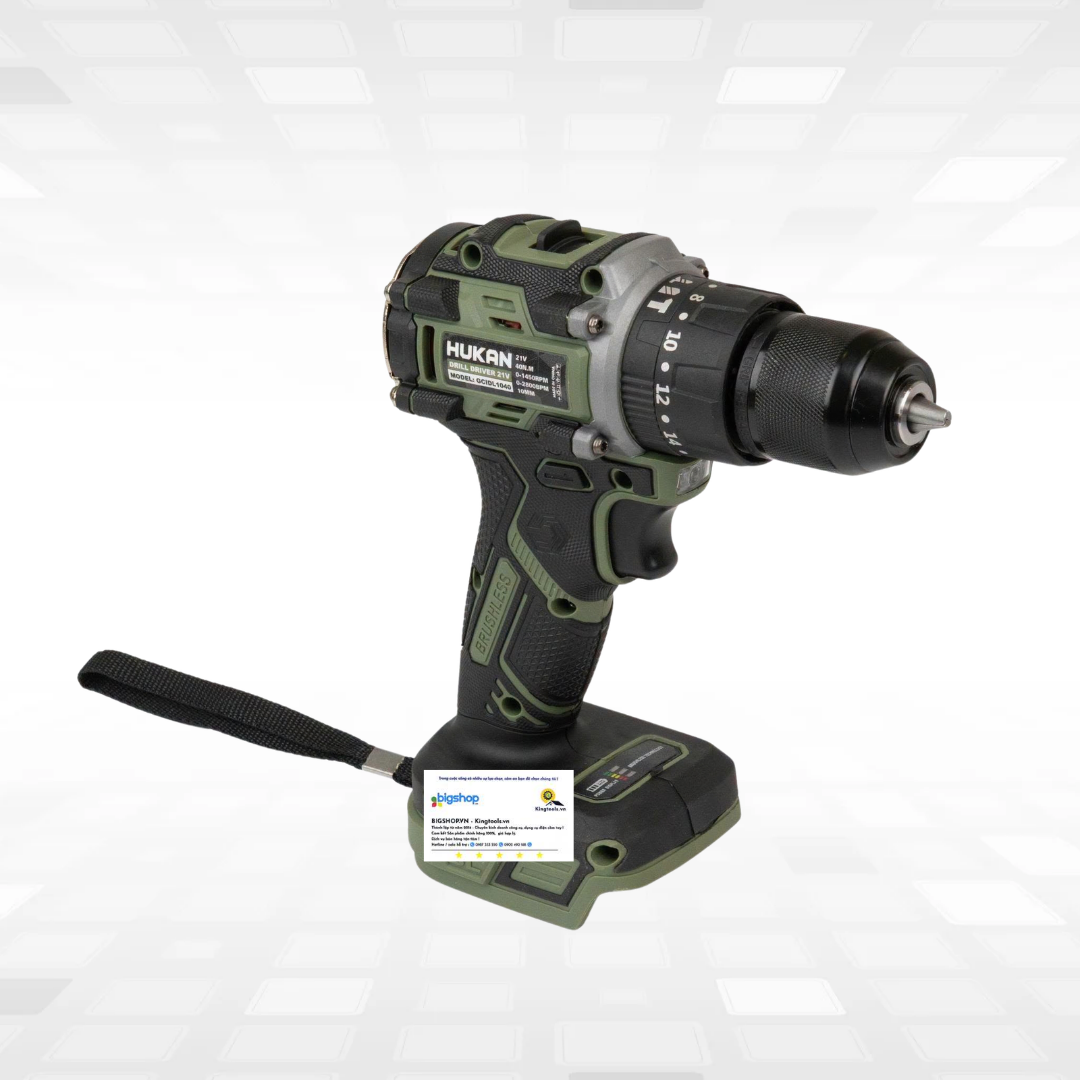 Máy khoan pin 21V HUKAN GC-IDL1040 (Lực siết 40Nm) - Thân máy