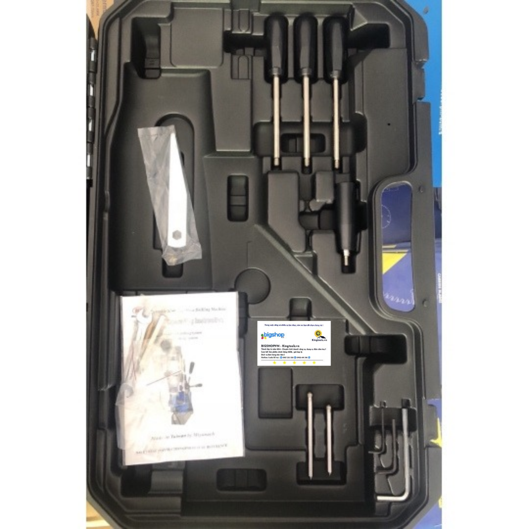 Máy khoan từ KINGBLUE WS-6025MT (Wing Speed/Miyanach) - Công suất 1850W, sản xuất tại Đài Loan