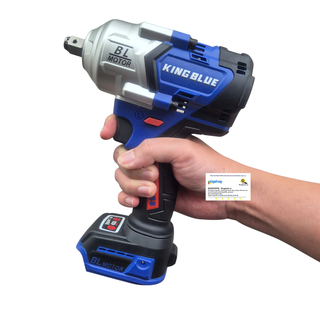 Máy siết bulong dùng pin 18V KINGBLUE K18SFS (Lực siết 1000Nm) - Thân máy