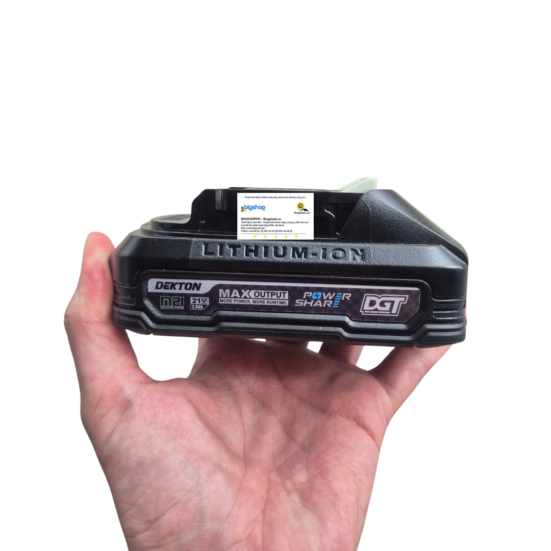 Pin 21V/2.0Ah DEKTON M21-B2055DGT (5 cell TP)