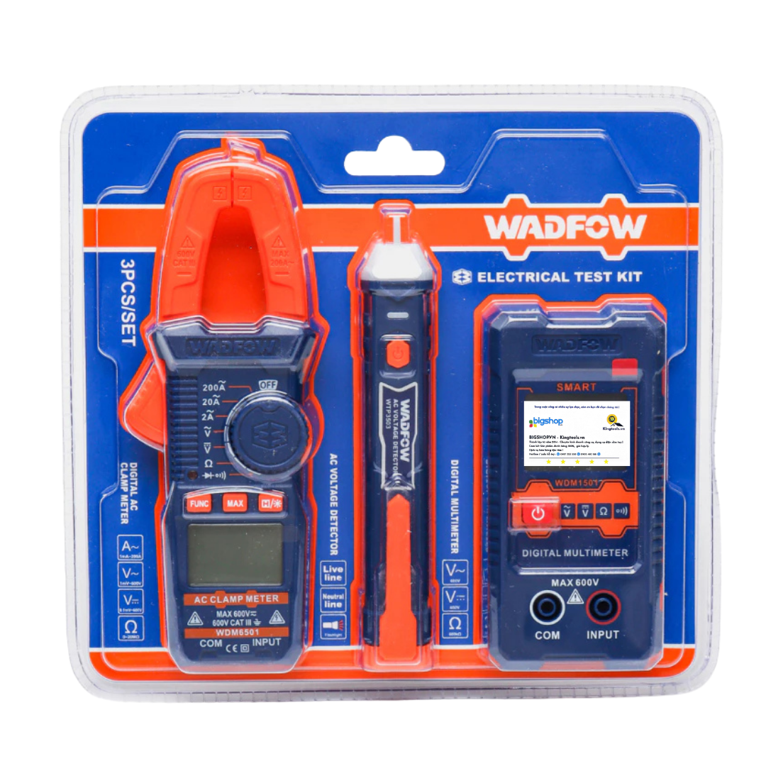 Bộ 3 món dụng cụ đo điện AC DC WADFOW WDM94011