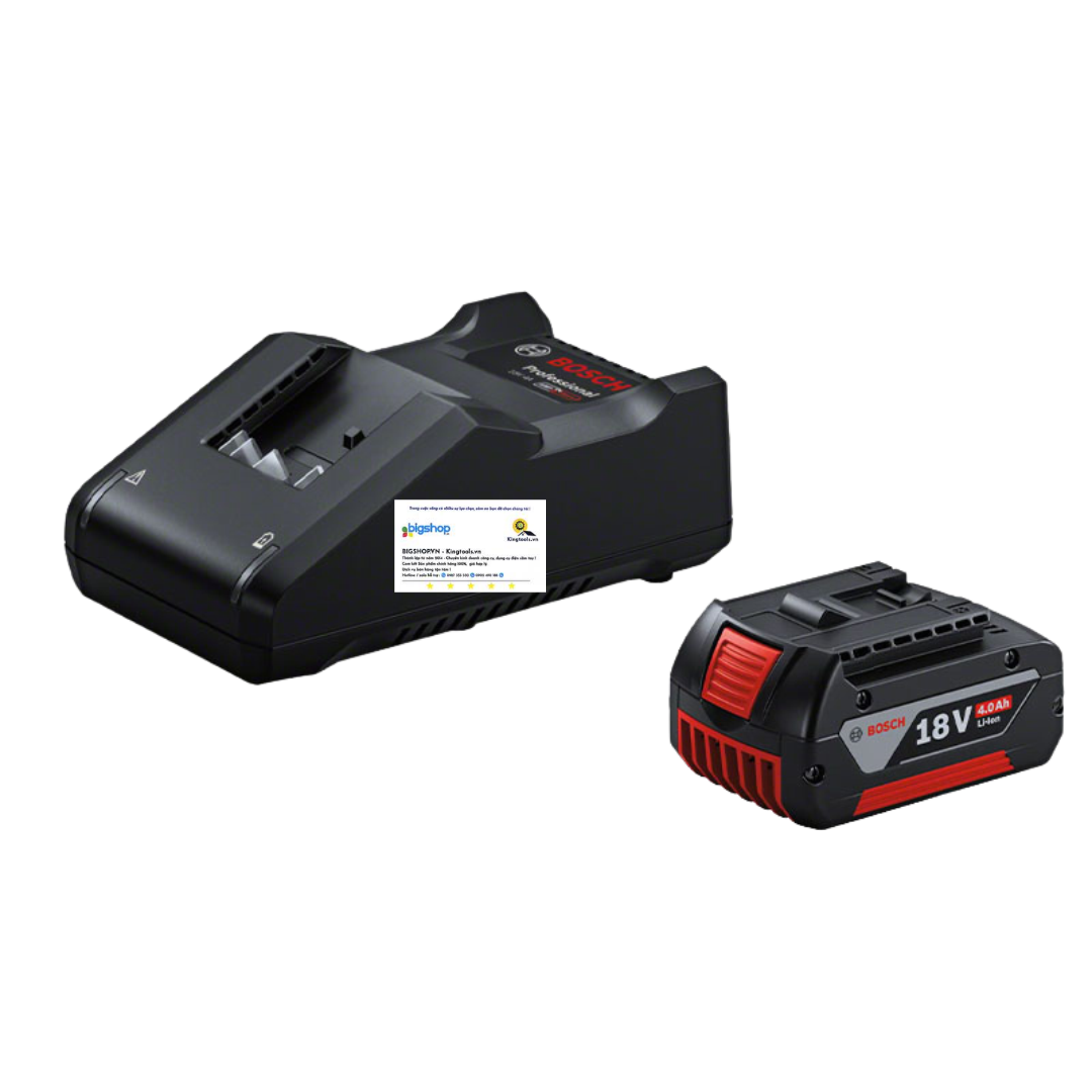Combo sạc GAL 18V-40 và pin GBA 4.0Ah BOSCH 1600A039YL