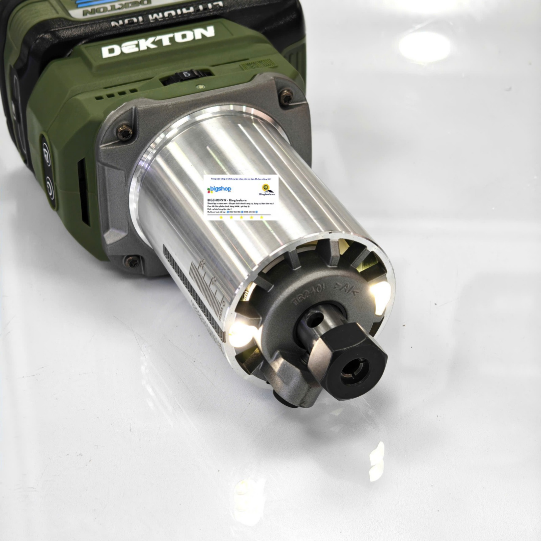 Máy phay gỗ dùng pin 21V DEKTON M21-MS635XPRO (Mũi 6.35mm) - Thân máy