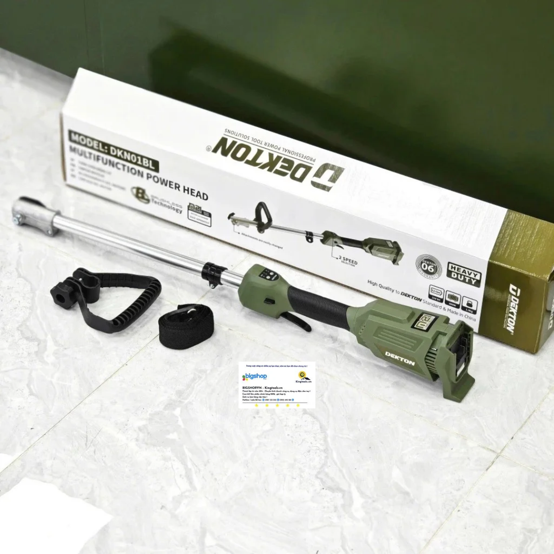 Máy cắt 2 trong 1 dùng pin 21V DEKTON M21-CC42CX12 (Cắt cỏ kết hợp cưa xích) - Thân máy