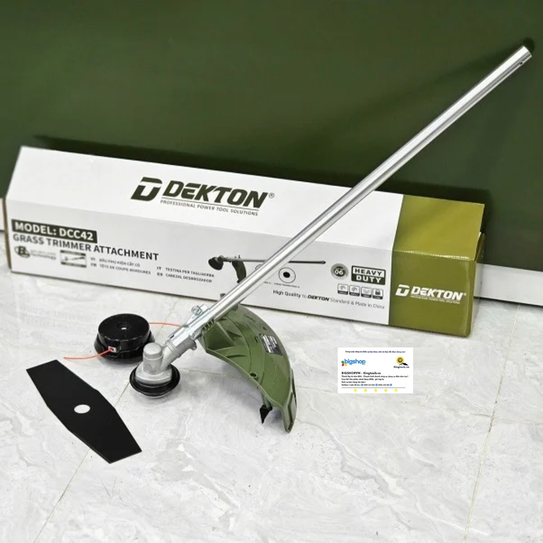 Máy cắt 2 trong 1 dùng pin 21V DEKTON M21-CC42CX12 (Cắt cỏ kết hợp cưa xích) - Thân máy