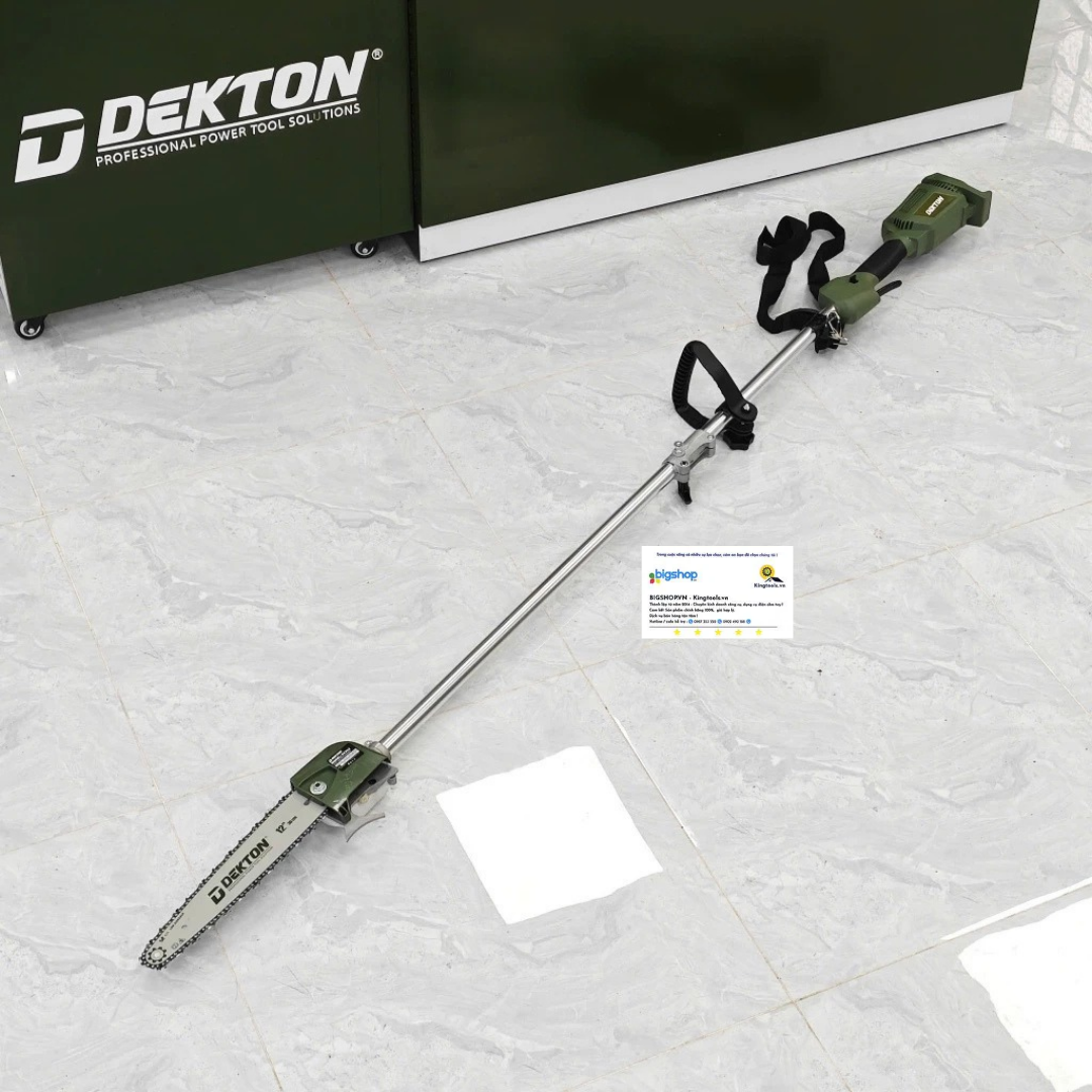 Máy cắt 2 trong 1 dùng pin 21V DEKTON M21-CC42CX12 (Cắt cỏ kết hợp cưa xích) - Thân máy