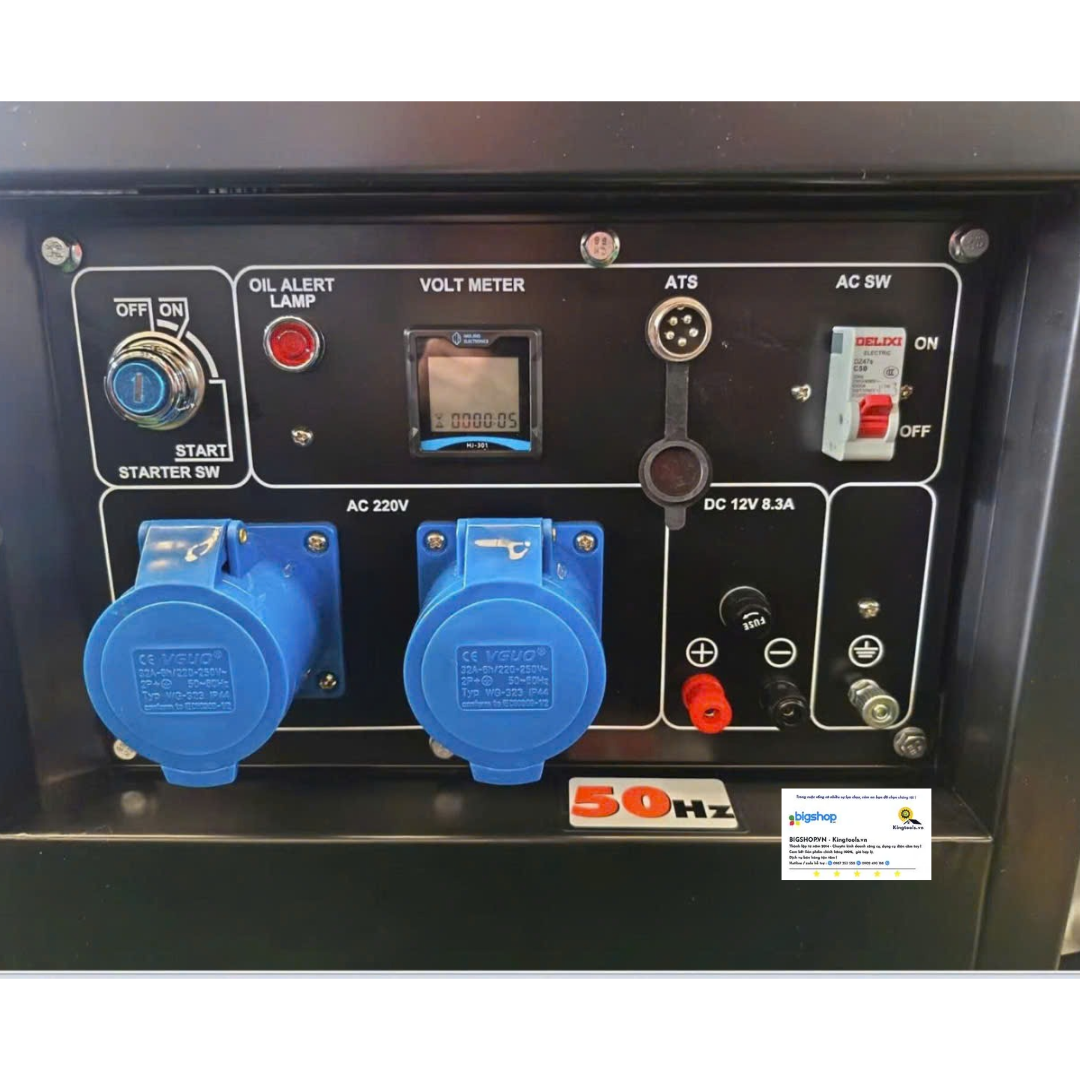 Máy phát điện chạy dầu diesel KABUTO KBT11000DPRO (Công suất tối đa 11kW)