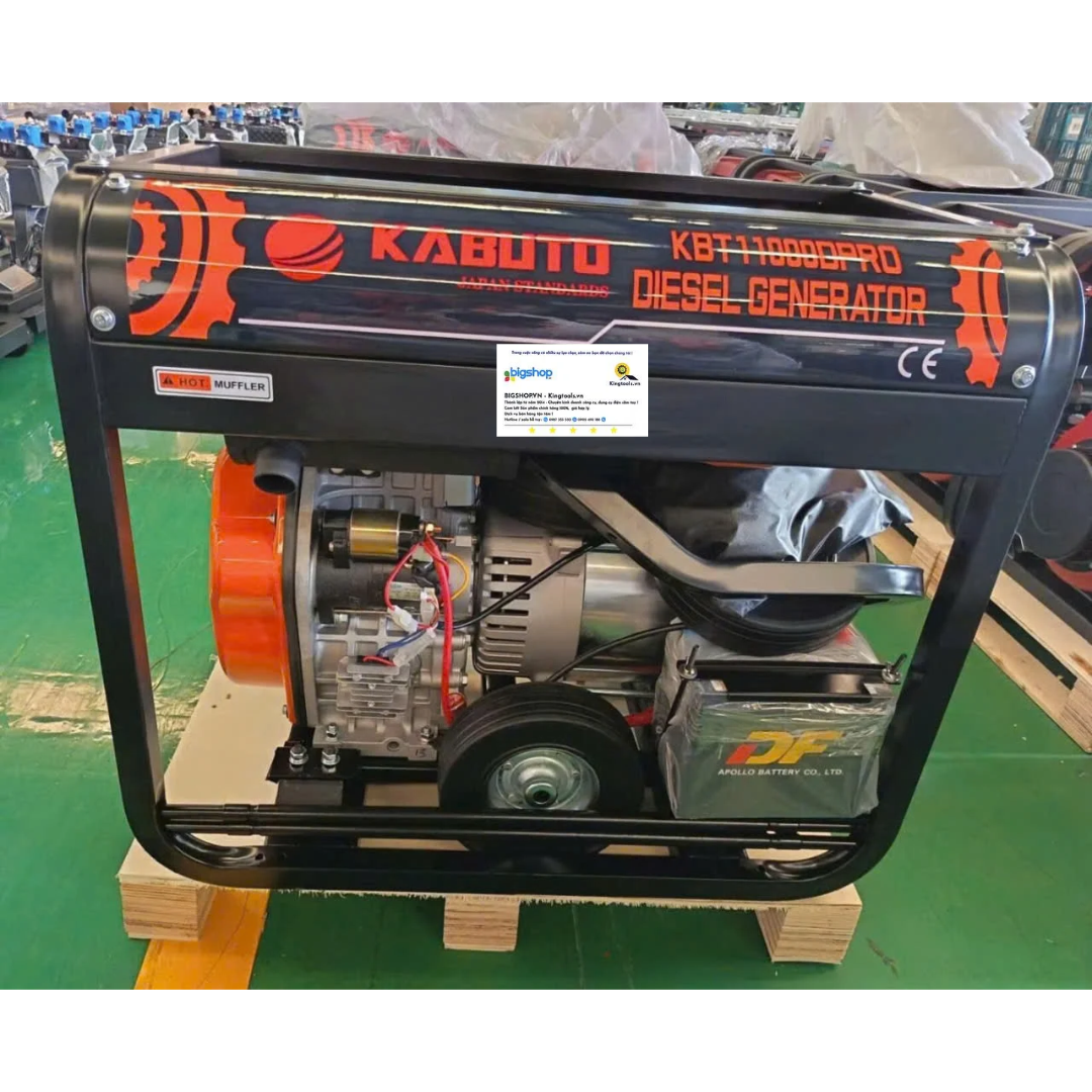 Máy phát điện chạy dầu diesel KABUTO KBT11000DPRO (Công suất tối đa 11kW)