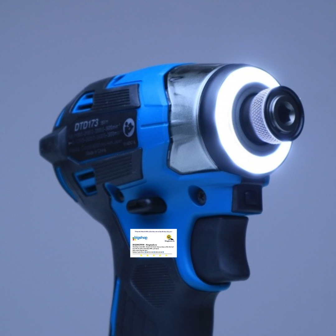 Máy vặn vít dùng pin 18V MAKITA DTD173Z (Lực siết 180Nm) - Thân máy