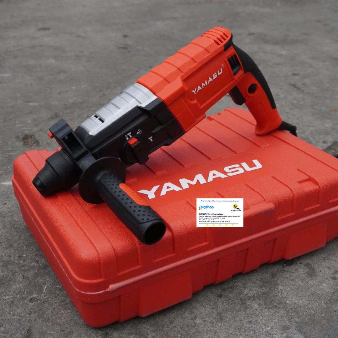 Máy khoan bê tông đảo chiều YAMASU YMS-KBT26A01G2 (Công suất 900W, mũi 26mm)
