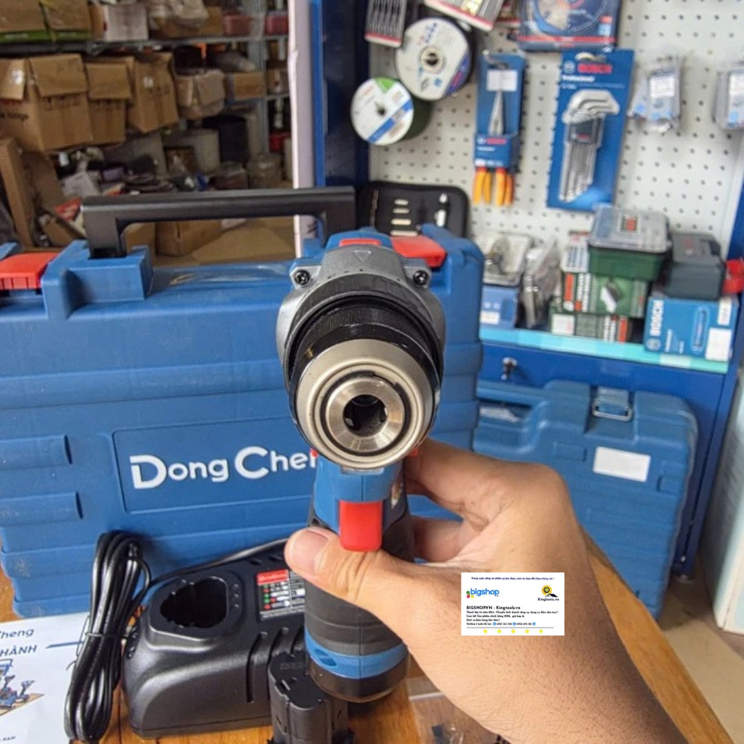 Máy khoan vặn vít dùng pin 12V DONGCHENG DCJZ1250i EK - 2 pin 2.0Ah và sạc