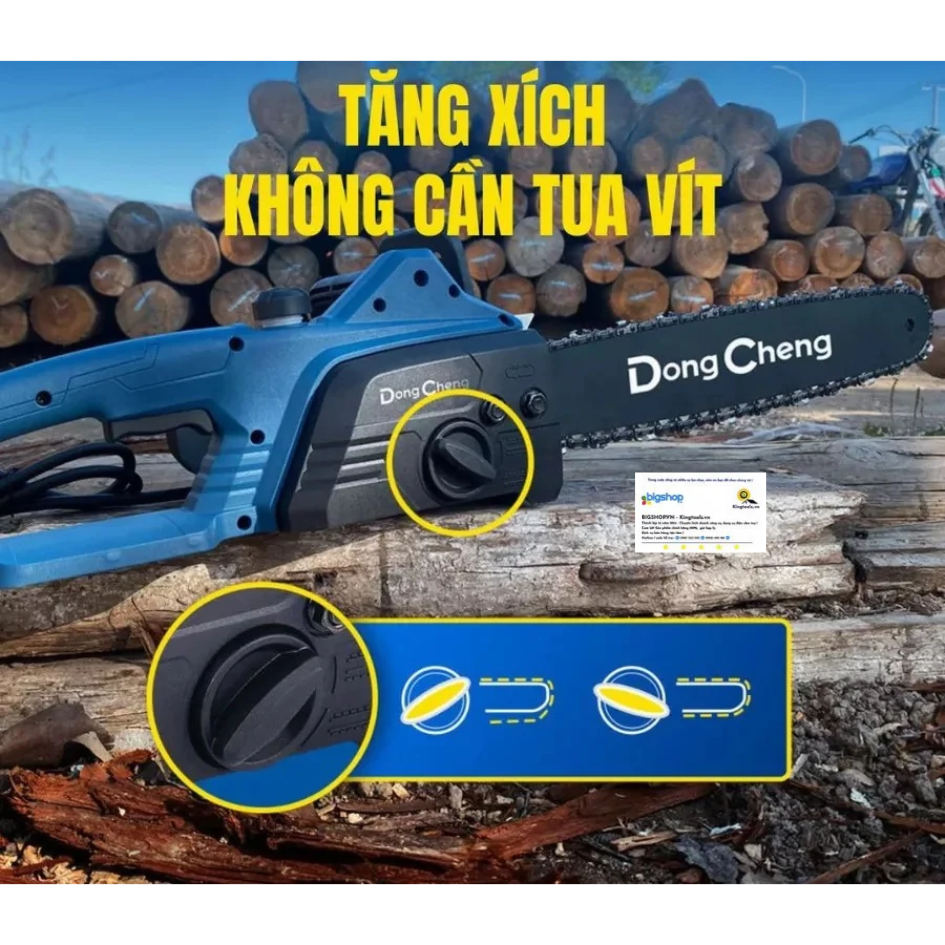 Máy cưa xích điện DONGCHENG DML05-405 (Công suất 1900W, dài 405mm)