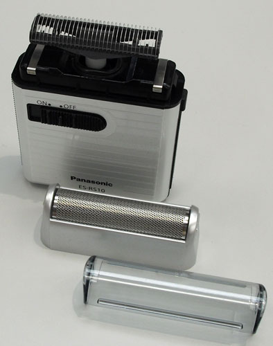 Chi tiết lưỡi và nắp bảo vệ máy cạo râu Panasonic ES-RS10-A