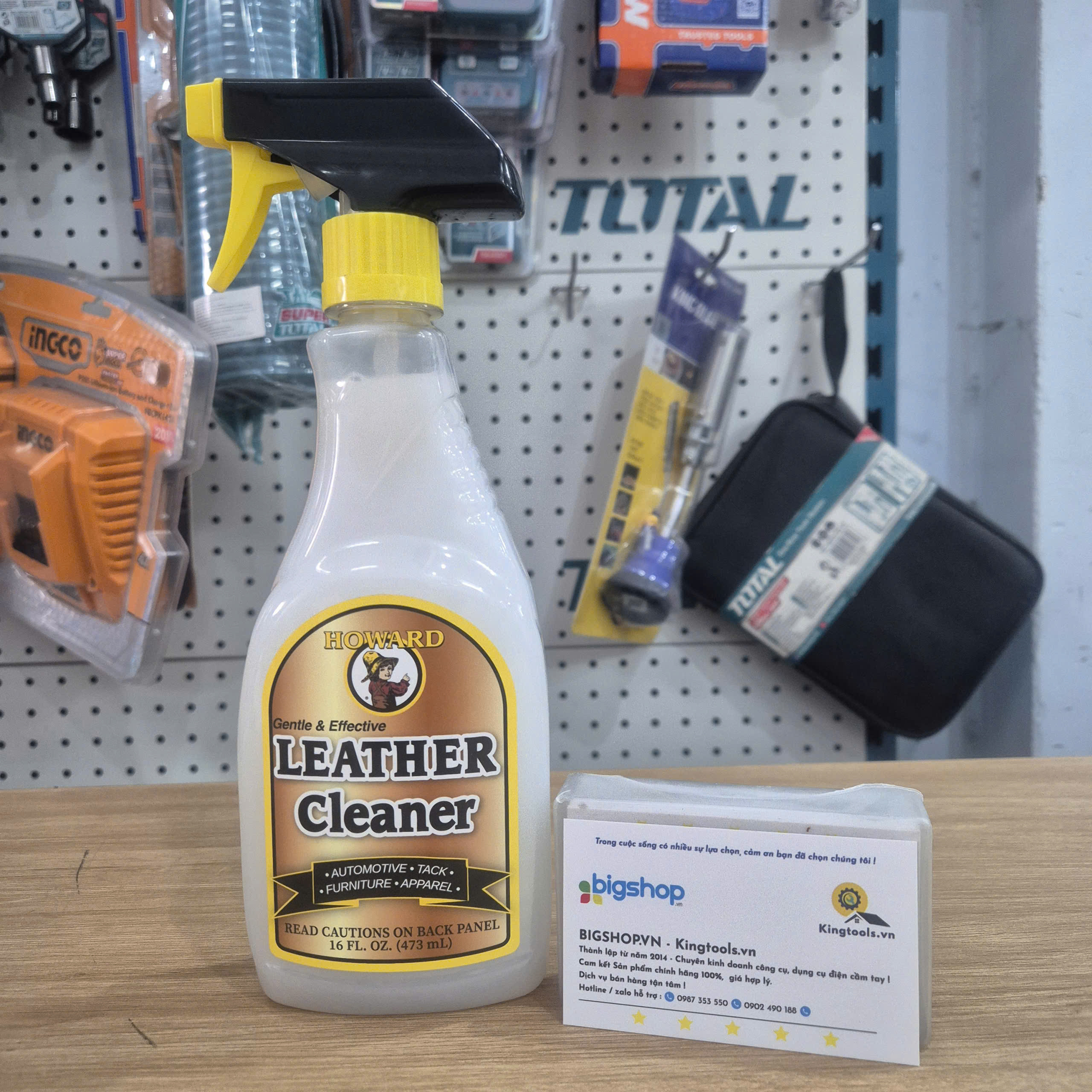 Dung Dịch Làm Sạch Đồ Bằng Da Howard Leather Cleaner LTC016, 473ML